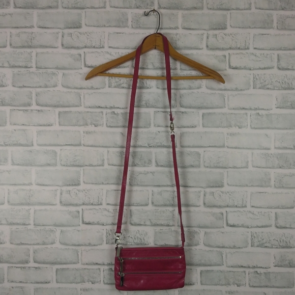 Vintage Hobo Crossbody in Pink - Picture 2 of 6